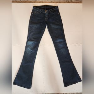7 for all mankind denim bootcut jeans size 28